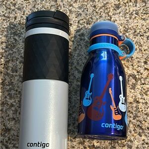 Contigo Blue and Red Water Bottle